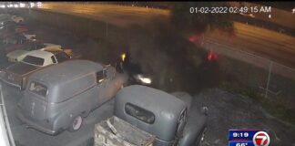 Car Wrecks Into Classic Miami Dealership
